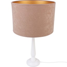 Lampa stołowa BERTA abażur beż