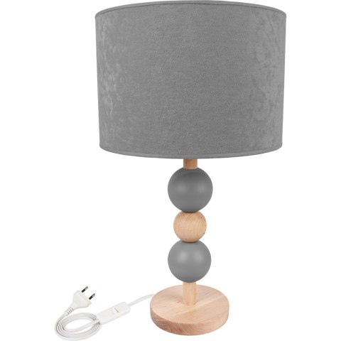 Lampa stołowa Bolla szara