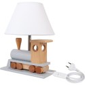 Lampa stołowa Lokomotywa szara