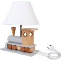 Lampa stołowa Lokomotywa szara