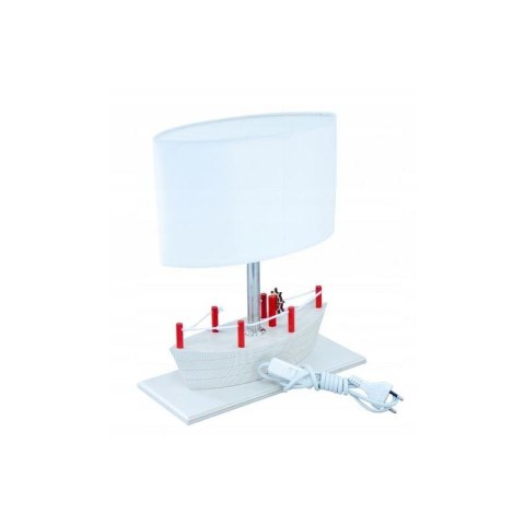 Lampa stołowa Statek biały