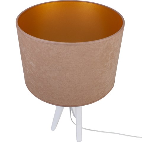 Lampa stołowa biały TRIVET beż