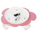 Lampa sufitowa plafon Płatek różowo-biały