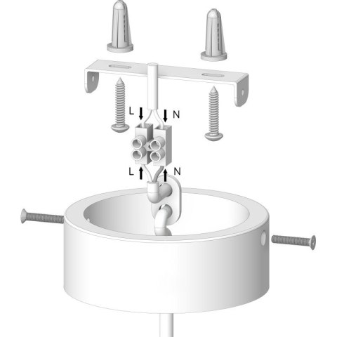 Lampa wisząca ACORN I dąb czarny przewód