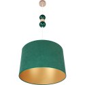 Lampa wisząca Bolla fi30 butelkowa zieleń