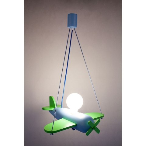 Lampa wisząca Clipper zielono-błękitny
