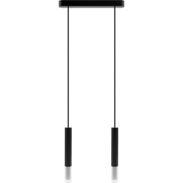 Lampa wisząca Madera2 Hexa 2 pł klosz czarny