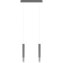 Lampa wisząca Madera2 Hexa 2 pł klosz szary