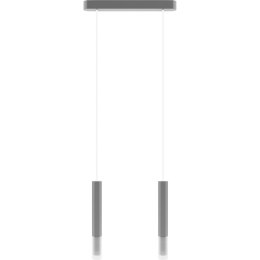 Lampa wisząca Madera2 Hexa 2 pł klosz szary