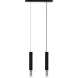 Lampa wisząca Madera2 klosz 2 pł czarny