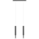 Lampa wisząca Madera2 klosz 2pł szary