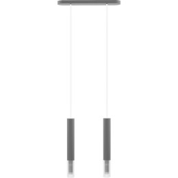 Lampa wisząca Madera2 klosz 2pł szary
