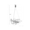 Lampa wisząca Samolot duży czarno-biały