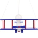 Lampa wisząca Samolot duży granatowo-biało-czerwony