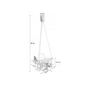 Lampa wisząca Samolot mały - multikolor