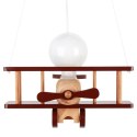 Lampa wisząca Samolot mały - naturalno-brązowy