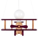 Lampa wisząca Samolot mały - naturalno-fioletowy