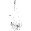 Lampa wisząca Samolot mały różowo-biały