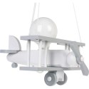 Lampa wisząca Samolot mały szaro-biały