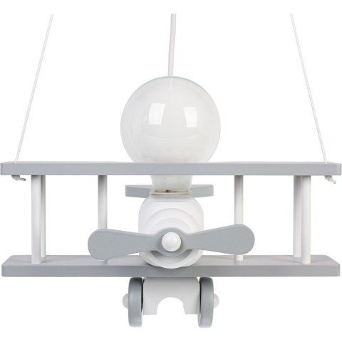 Lampa wisząca Samolot mały szaro-biały