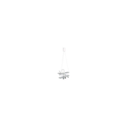 Lampa wisząca Samolot mały szaro-biały