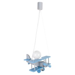 Lampa wisząca Samolot mały - szaro-niebieski
