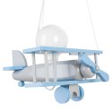 Lampa wisząca Samolot mały - szaro-niebieski