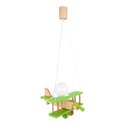 Lampa wisząca Samolot mały zielono-naturalny