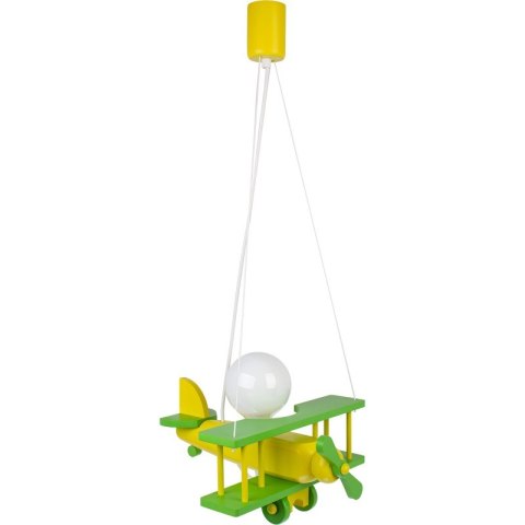 Lampa wisząca Samolot mały zielony