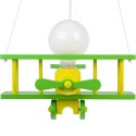 Lampa wisząca Samolot mały zielony