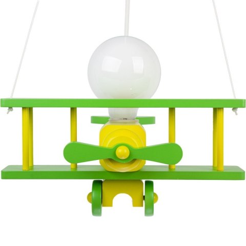 Lampa wisząca Samolot mały zielony