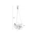 Lampa wisząca Samolot mały zielony