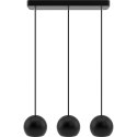 Lampa wisząca czarna Balli Kule 3pł