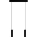 Lampa wisząca czarna Madera 2pł