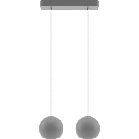 Lampa wisząca szara Balli Kule 2pł