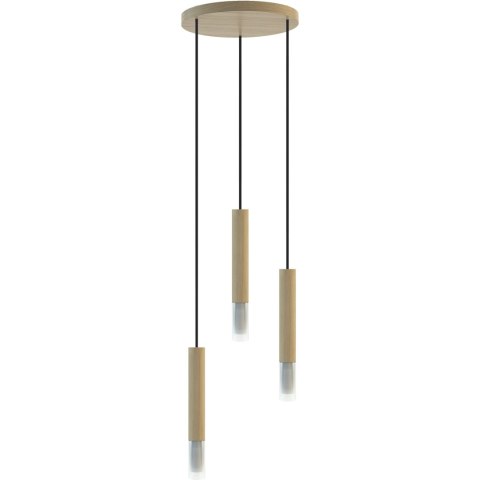 Madera2 klosz 3 pł plafon dąb